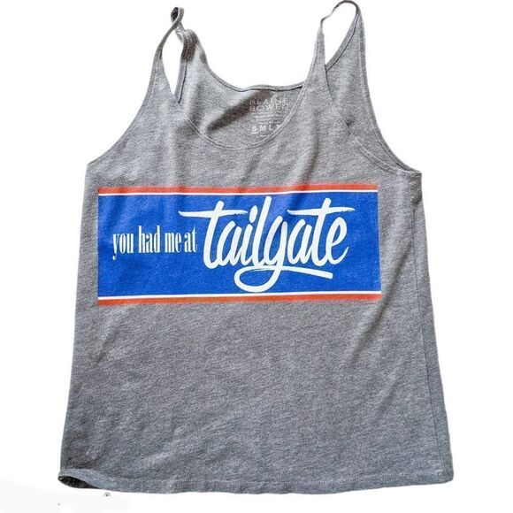 Blaine Bowen You Had Me At Tailgate Tank Top Gray - Picture 1 of 4